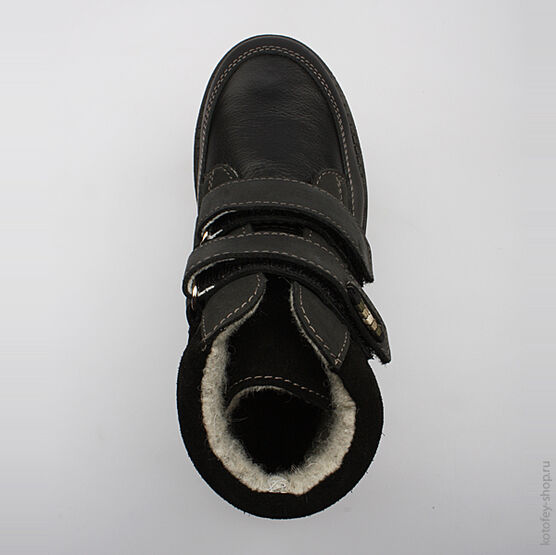 652053-32 Ботинки для мальчики черный фото №4