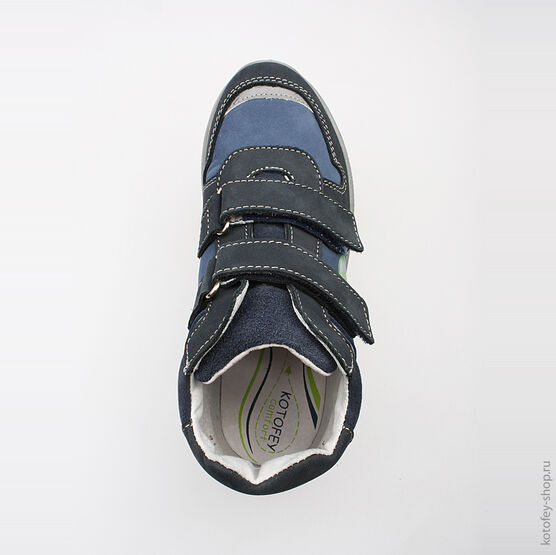 652063-22 Ботинки для мальчики син-сал фото №4