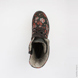 652069-31 Ботинки для девочки черный фото №4