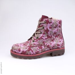 652073-31 Ботинки для девочки бордовый