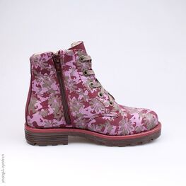 652073-31 Ботинки для девочки бордовый фото №2