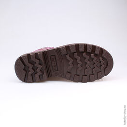 652073-31 Ботинки для девочки бордовый фото №3