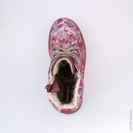 652073-31 Ботинки для девочки бордовый фото №4