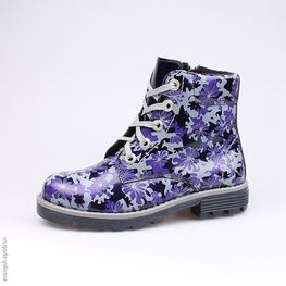 652073-32 Ботинки для девочки светло-синий