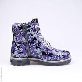 652073-32 Ботинки для девочки светло-синий фото №2