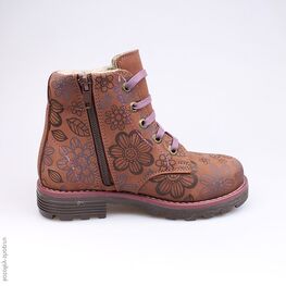 652074-31 Ботинки для девочки коричневый фото №2