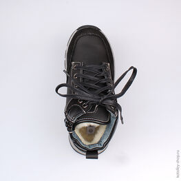 652075-41 Сапожки для мальчики черный фото №4