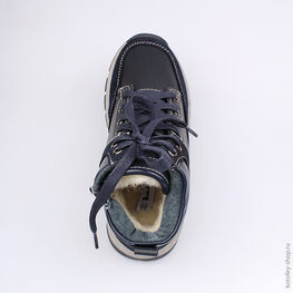 652075-42 Сапожки для мальчики светло-синий фото №4