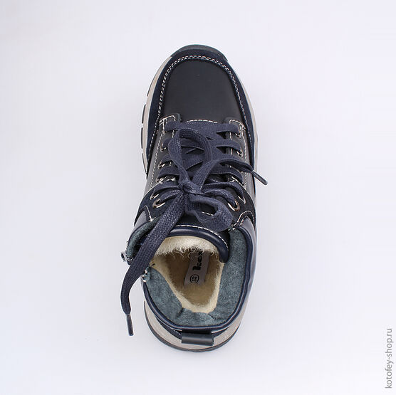 652075-42 Сапожки для мальчики светло-синий фото №4