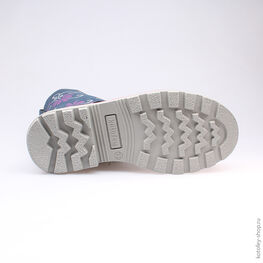 652077-51 Сапожки для девочки светло-синий фото №3