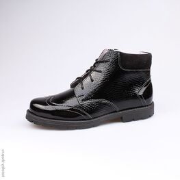 652079-21 Ботинки для девочки черный