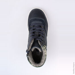 652084-31 Ботинки для мальчики светло-синий фото №4