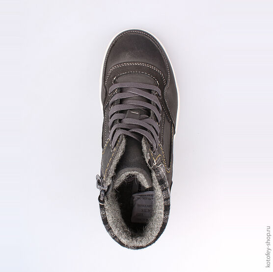 652084-32 Ботинки для мальчики серый фото №4