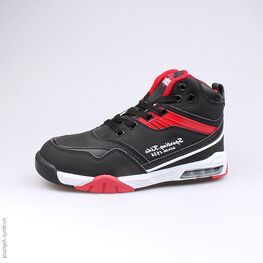 653003-41 Сапожки для мальчики черно-красный