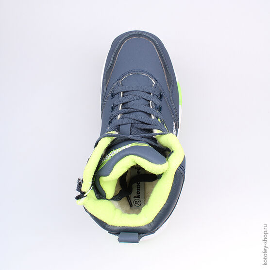 653003-43 Сапожки для мальчики син-зел фото №4