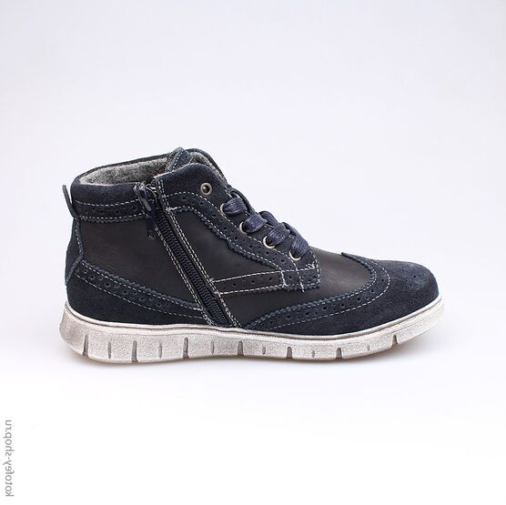 654016-31 Ботинки для мальчики светло-синий фото №2