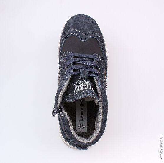 654016-31 Ботинки для мальчики светло-синий фото №4