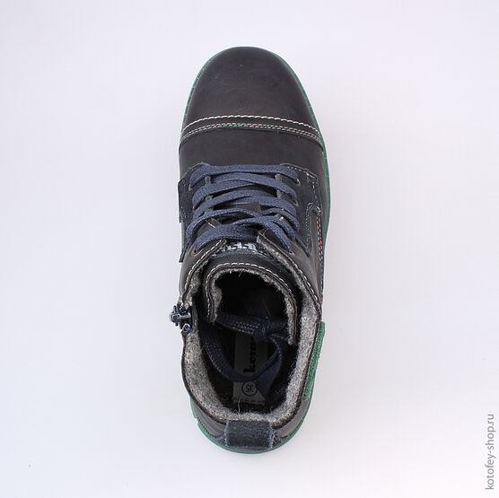 654018-31 Ботинки для мальчики светло-синий фото №4