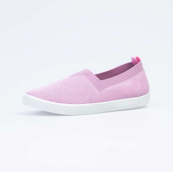 631126-12 Кеды из вязаного текстиля для девочки розовый