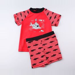 07753017-40 Комплект купальный Пират для мальчики красный