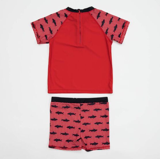 07753017-40 Комплект купальный Пират для мальчики красный фото №2