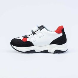 332125-23 Полуботинки для мальчики чер-бел фото №2