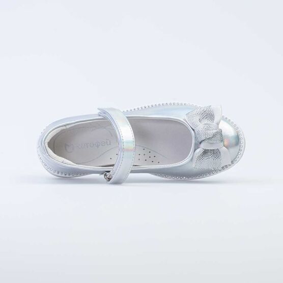 533049-21 Туфли для девочки серебрист. фото №4