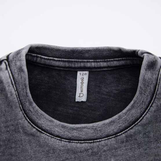 07702029-41 Фуфайка (футболка), т.серый для мальчики т.серый фото №3