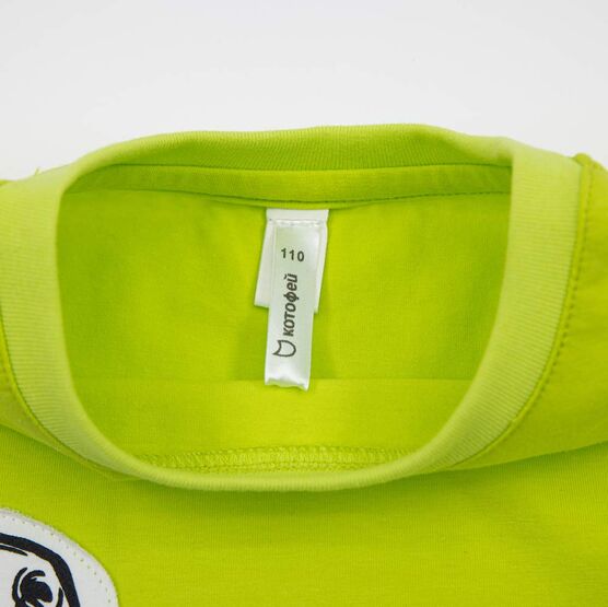 07702031-40 Фуфайка (футболка) для мальчика, зеленый для мальчики зеленый фото №5