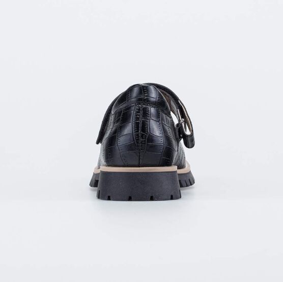 533072-21 Туфли черного цвета для девочки черный фото №5