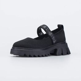 631145-71 Текстильные туфли для девочки-подростка для девочки черный