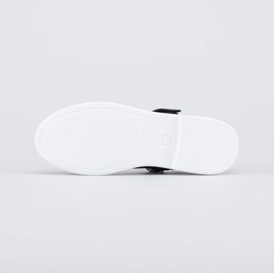 632344-23 Кожаные туфли подростковые Бабочка для девочки черный фото №3