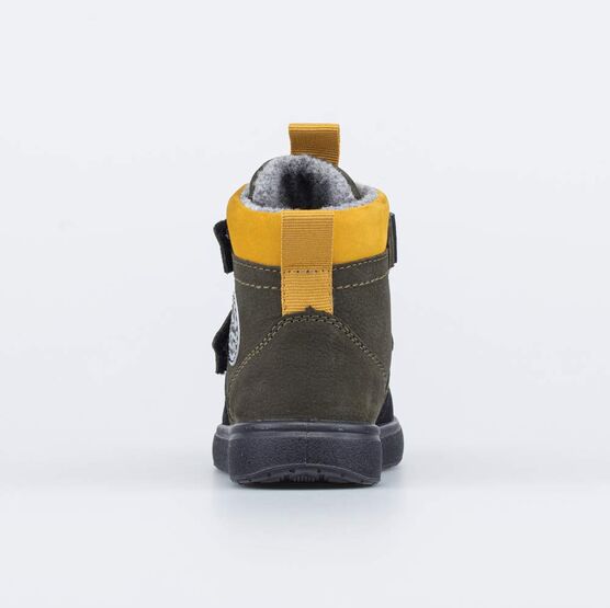 352366-31 Утепленные ботинки для мальчика Приключения хаки для мальчики оливковый фото №5