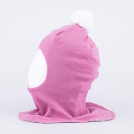 07811427-40 Розовая шапка-шлем для девочки для девочки розовый фото №2