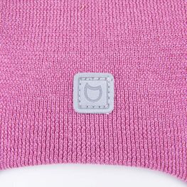07811427-40 Розовая шапка-шлем для девочки для девочки розовый фото №3
