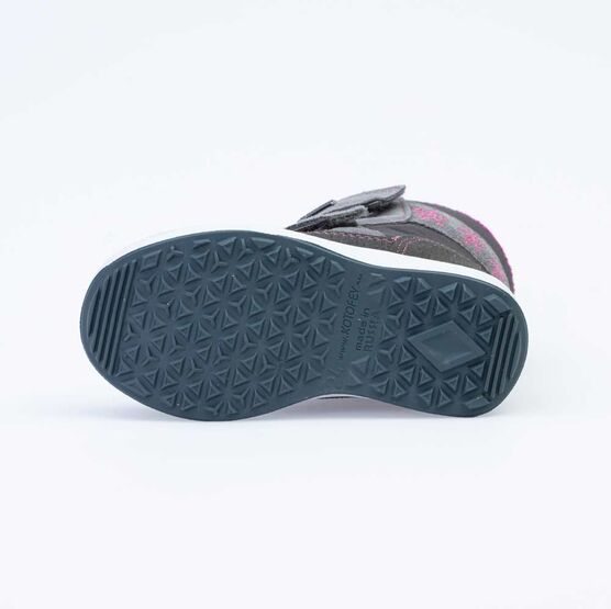 254965-43 Мембранные ботинки для девочки серый фото №3