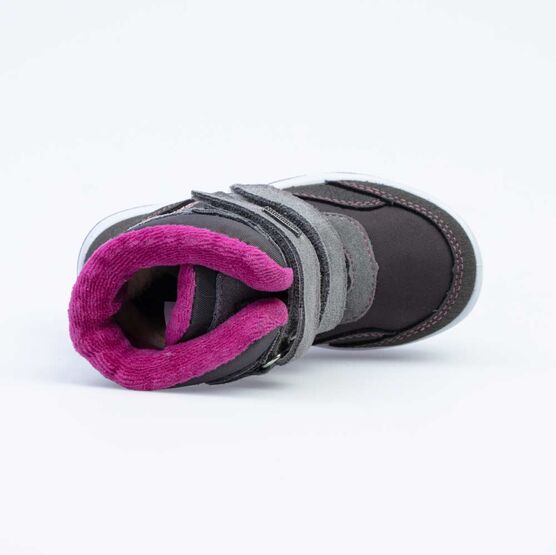 254965-43 Мембранные ботинки для девочки серый фото №4