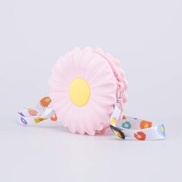 02802396-40 Силиконовая сумочка Цветочек для девочки розовый фото №2