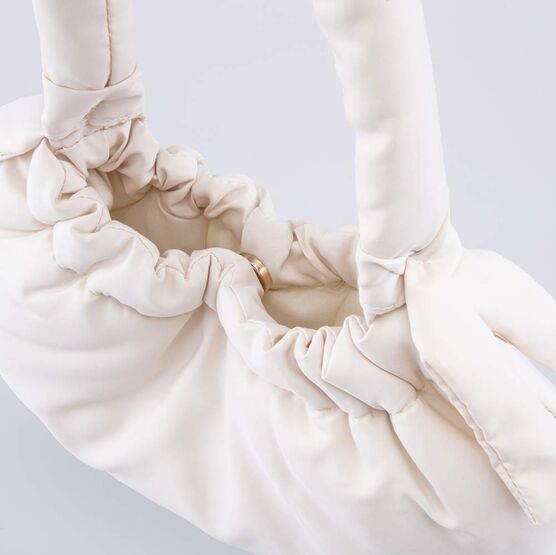 02802398-40 Дутая сумочка для детей и подростков для девочки бежевый фото №5