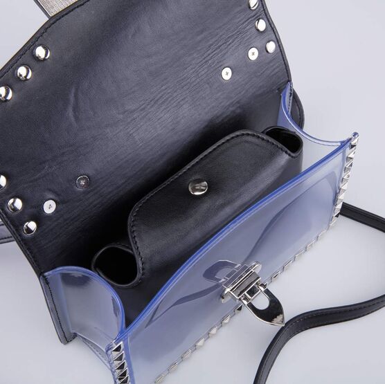 02809295-41 Черная сумочка с прозрачной вставкой для девочки черный фото №4