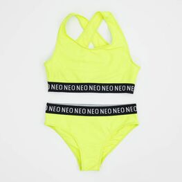 07852062-40 Детский раздельный купальник желтый для девочки желтый