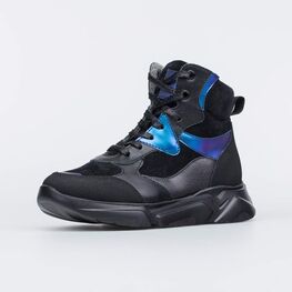 652184-31 Ботинки для девочки черный