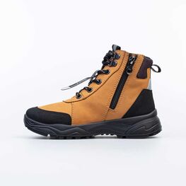 652185-33 Утепленные ботинки для мальчика горчичный для мальчики горчичный фото №2