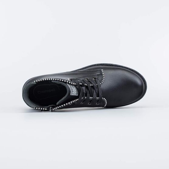 652189-21 Ботинки для девочки черный фото №4