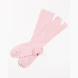 07842352-40 Розовые хлопковые гольфы с помпоном MF для девочки розовый