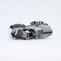 744160-71 Кроссовки на шнурках для девочки сер-цве фото №4