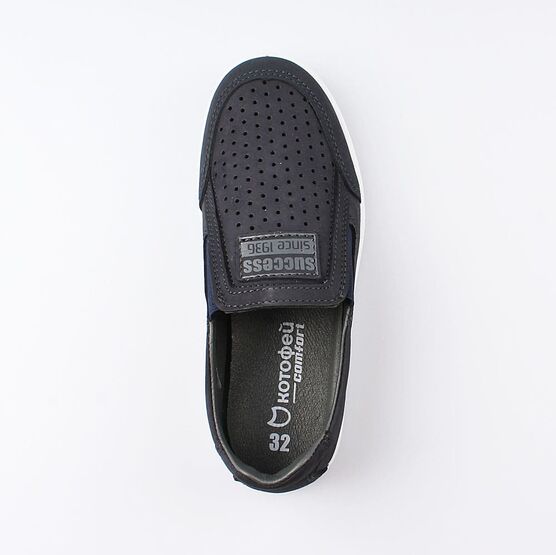 532262-22 Полуботинки для мальчики светло-синий фото №4