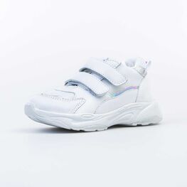 344350-11 Кроссовки для девочки белый