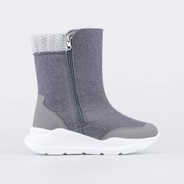 667045-42 Валенки на молнии для девочки-подростка для девочки серый фото №2