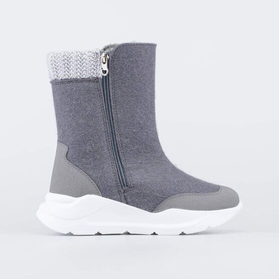 667045-42 Валенки на молнии для девочки-подростка для девочки серый фото №2